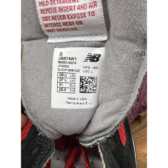 New Balance 574 Custom Makers Mark US574W1 US Size 9.5 B RARE Madie in USA NWT - Picture 10 of 10